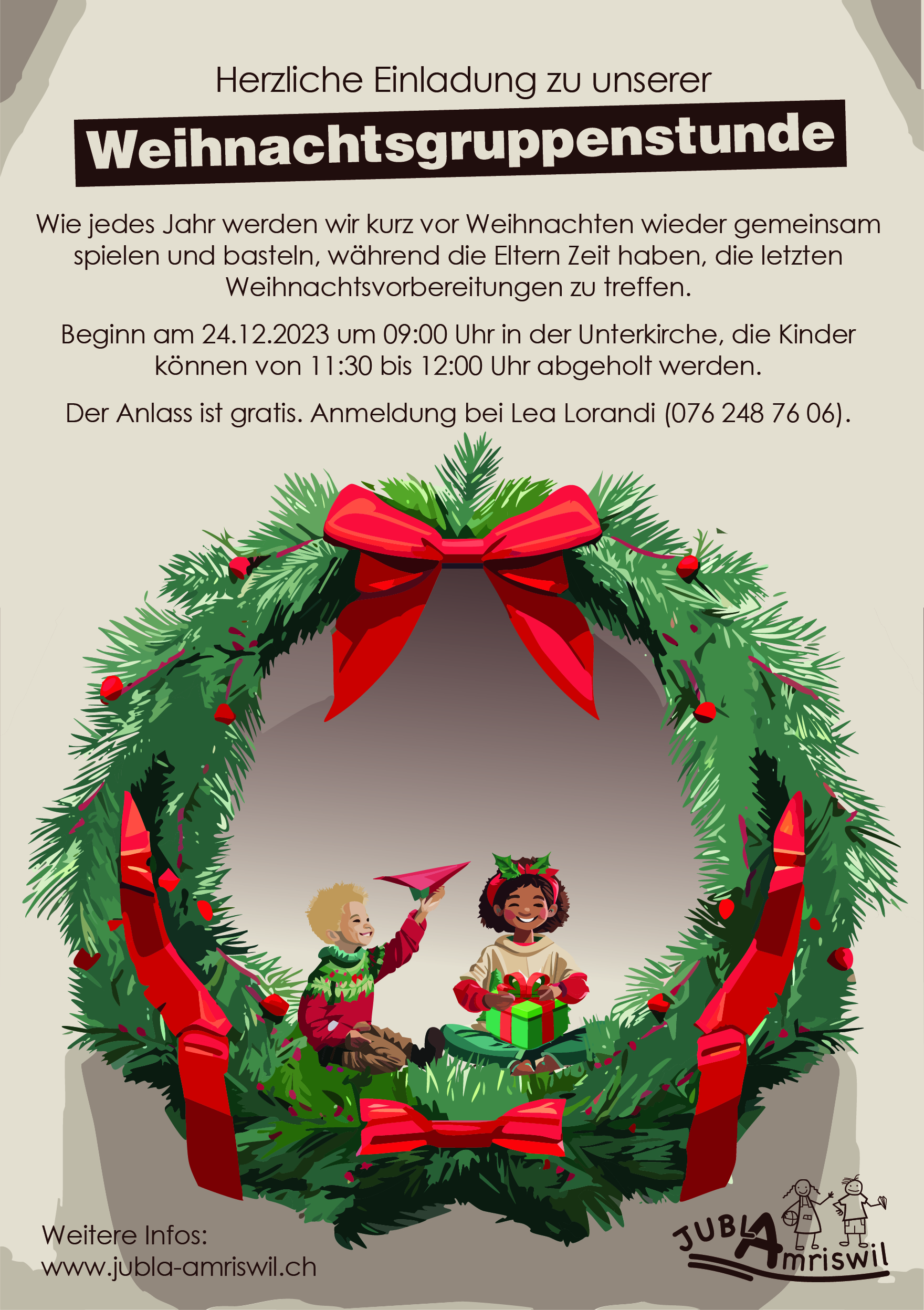 Jubla Weihnachtsgruppenstunde