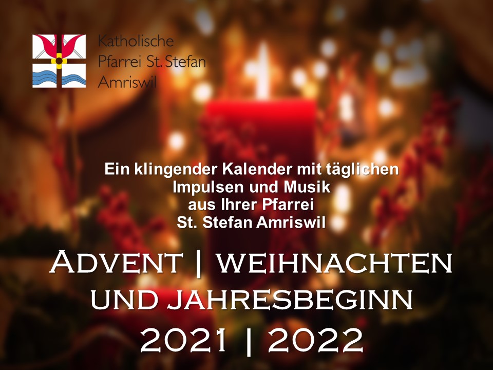 Titelblatt Adventskalender 2021